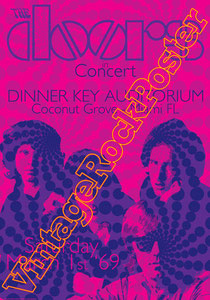 doors, Jim Morrison, Ray Manzarek, Robby Krieger, John Densmore, Rick Manzarek, Jim Manzarek, Pat Sullivan,psychedelic,psichedelia,gloria,doors poster,king snake,dinner key auditorium