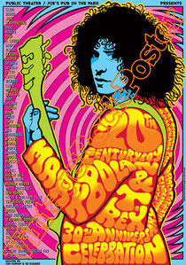 marc bolan,t rex, glam rock, rock n roll, 70s, poster, affiche, vintage rock posters, manifesto, new york, central park