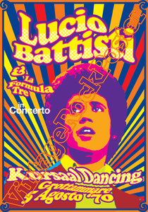 lucio battisti,giardini di marzo,poster,vintage rock poster,manifesto,locandina,concerto,formula tre,kursaal dancing,grottammare,1970,mina,affiche,cartaz,cartel,karte,flyer,handbill,italian music