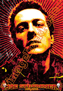 joe strummer,clash,punk,emo,music,music icon,joe strummer poster,clash poster