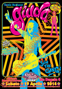 giuda,glam rock, italian band, italian cult glam, giuda poster,punk, rock n roll, italian music, concert, concert, live show,genova, crazy bull