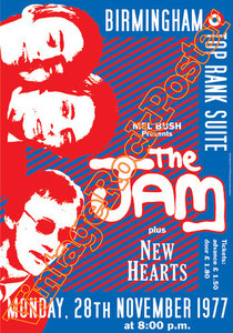 jam,mod,Paul Weller, Bruce Foxton, Rick Buckler, Natascha Wright, Steve Brookes, Axel Breitung,new hearts,english,british pop,british rock,indie,indipendent,modern groove,going underground,jam poster