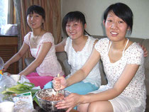 女学生の手料理