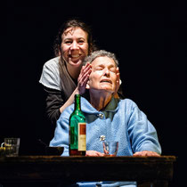 Sylvie Audureau et Claude Bayar dans "Dichotomes"