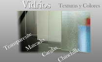 Vidrio transparente mate mamparas baño