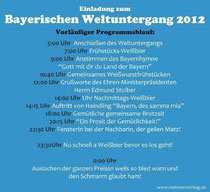 Weltuntergangsprogramm von Bayern!