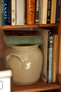 Great-Grandma's Sauerkraut crock for brewing my homegrown ideas