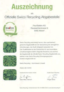 Swico Audit, November 2013