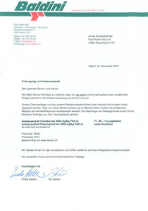 Annahmestopp Ausbauasphalt