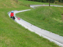 In der Abfahrt