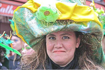 Catherinette à la fête de Montmartre