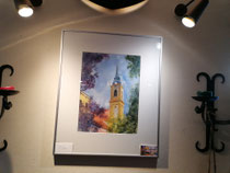 Kirchturm Stockerau, 50 x 60 cm 