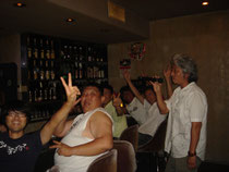 盛り上がってるぜ!お父さん