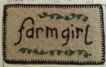 Farmgirl 8" x 13"