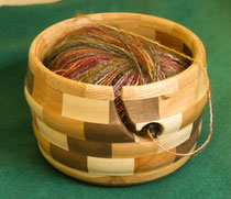 Hand made yarn bowl