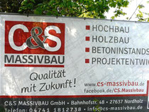 Baustellenbanner