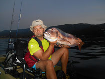 Pêche en kayak en méditerranée