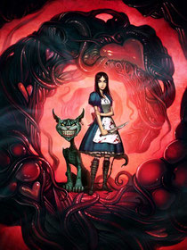 Die verspielte Alice-Interpretation des US-Designers „American McGee“ zelebriert die (blutigen) Schattenseiten von Carrolls Klassiker.