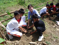 Tree planting with JEC members