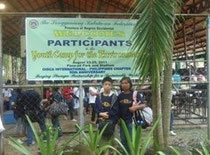 At the Youth Camp for Environment in Bacolod City