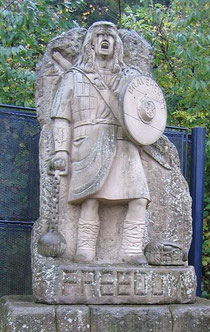 Wallace statue inspired from Braveheart