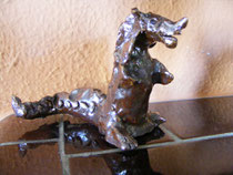 Kinderkunst Keramik Drache von Tristan