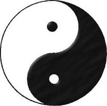 Yin und Yang, ein Symbol für Polarität