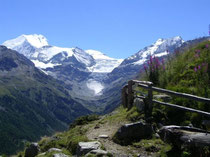 Ausblick auf den Turtmanngletscher
