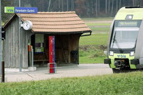 BLS Station IG Bahnhof Ferenbalm Gurbrü: Im neuen Takt fehlt eine Minute 