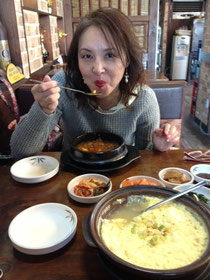 韓国旅行でのユッケジャンスープ！