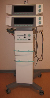 Zimmer Galva 5 Therapieturm mit Elektrotherapie, Ultraschall und Vacuumeinheit