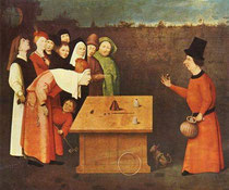 L'escamoteur - Jérôme Bosch - XVème siècle