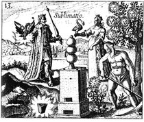 Johan Daniel Mylius, Sublimatio, gravure extraite du traité d’alchimie Phylosophia reformata, 1622