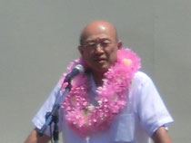 三上元　湖西市長