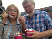 Eine unserer Lieblingsbeschäftigungen: Frozen Yogurt (hier in NYC)