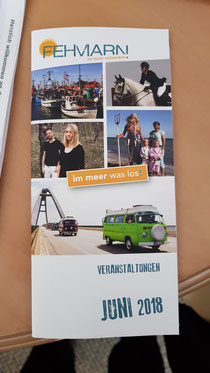 Werbeflyer Fehmarn Juni 2018