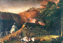 Batalla de Tacines (1845-60). Óleo sobre tela. Museo Nacional de Colombia.