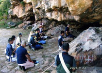 The Cave where the first rally was held for the compilation of scripture