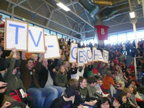 160 Mitglieder und Freunde der Handballabteilung des TV Gescher verfolgten im eigenen Block das Handball-Bundesligaspiel TUSEM Essen gegen den SC Magdeburg.