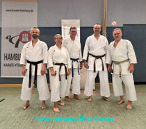 Tekki Shodan und Bassai Sho sowie Trainingsaufbau für Kata waren Tehema
