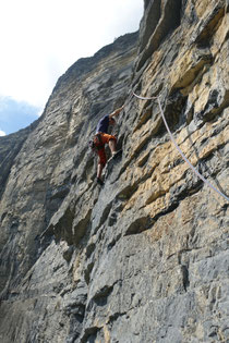 Klettern, Cheselenflue, Cheselenfluh, Stöckalp, Flaschengeist