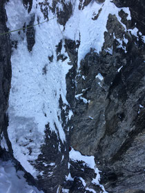Eiger Nordwand, Eiger Northface, Eiger Heckmair, Quarzriss