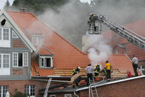 Feuer im Dachstuhl