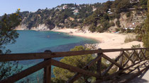 Vista general de la playa de Santa María de Llorell