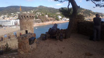 Vista de la bahía de Tossa de Mar