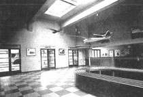 Le halle de l'aérogare en 1936 qui évoluera beaucoup au fil du développement du traffic
