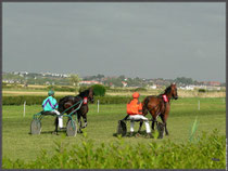 Course de trop sur le champ de course du Touquet