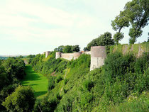 Les remparts de Montreuil sur mer, ville fortifiée