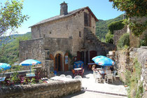 The small restaurant open during summer