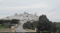 Bei der Fahrt dorthin kamen wir bei Ostuni vorbei